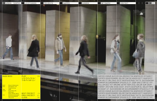 personal portfolio web for scene designer / art director Lennart Günther