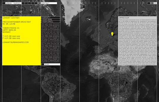 personal portfolio web for scene designer / art director Lennart Günther