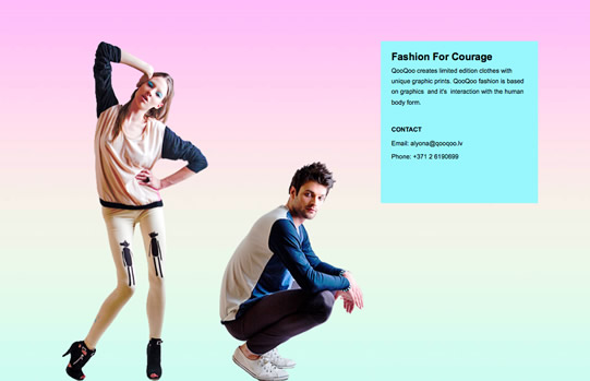 QooQoo creates limited edition clothes with unique graphic prints.